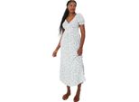 Dorothy Perkins - Vestito Midi Con Vita Arricciata Per Donna DP4880 (42 It) (Avorio)