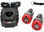 Parkside® Set Batteria 12 V / Incl. 2 Batterie (2 Ah) E Caricabatteria (2,4 A)
