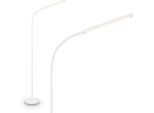 Briloner Mura Lampada Da Terra Led, Touch, Dimmerabile, Luce Bianca Calda, Orientabile, Bianco, Ø21 X 170 Cm