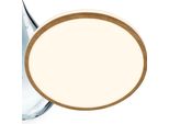Briloner Acorus W Plafoniera Bagno Led, Protezione Dagli Spruzzi D'acqua, Luce Bianca Calda, Ø28 X 7 Cm