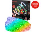 Pimp Your Stripe Set Iniziale Led Strip 2 M, IP44 Per Esterni, Rgb+W, Telecomando