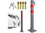 Hebitod Barriera Post Parcheggio Barriera Pieghevole 66Cm Bloccabile In Acciaio Inox