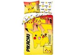 PokéMon Pikachu Bettbezug 140 X 200 Cm (70 X 90 Cm)