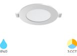 Braytron Ultraslim Faretto Da Incasso Led 3W Bianco Ø85Mm 3CCT 230V 220 Lumen IP40 Faretto Da Incasso 68Mm