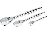Set Di Cricchetti Reversibili Sata Da 1/4", 3/8"" E 1/2"", 120XP, 3 Pezzi ST13975 (3 120XP)"
