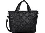 Tom Tailor Donna Manico Borsa Tarina Zip Shopper L Nero
