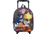 Vadobag Zaino 3D Naruto Ninja Può Anche Essere Tirato Come Un Trolley Nero Taglia Unica