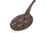 Griglia Per Pancake Granite Brown Smile 26 Cm, 7 Pancake, Superficie Antiaderente