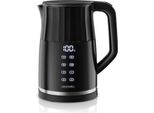 Bollitore Arendo Con Impostazione Della Temperatura 40°- 100°C Con Display, Acciaio Inox, Doppia Parete, 1,7 L, 2200 W, Bollitore Per Tè Con Display Della Temperatura, Regolabile In Passi Di 5 °C