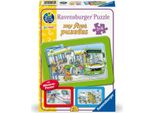 Ravensburger I Miei Primi Puzzle - Perché? Perché? Perché? In Viaggio Con L'autobus 3X6 Pezzi