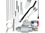 Rosfix Set Di Valvole Cleanshot Per Spruzzatore Di Vernice – 17 Pezzi, 5 Spazzole Per La Pulizia, Filtro A 60 Maglie | 248 Bar, 7/8", Precisione"
