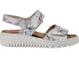 WaldläUfer H-Willow 955001-299 Sandalo Comodo Da Donna Con Plantare Estraibile, Pelle, Multicolore, Pelle (Party)&Nbsp