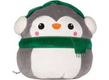 Mumbles - Peluche Pinguino "Squidgy's"" RW10453 (29 Cm) (Grigio/Bianco)"