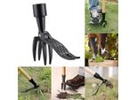 Cesoie Da Diserbo In Lega Di Alluminio, Estirpatore Di Erbacce, Attrezzi Da Giardino, Nero - Rootnik