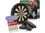 #Doyourdart Bersaglio Per Freccette In Sisal - Fibra Auto-Chiudente - Con Cornice E Freccette