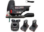Parkside Performance® Seghetto Alternativo A Batteria 12 V / Seghetto Alternativo Ppstka 12-Li Con Valigetta Incl. 2 Batterie (4 Ah) E Caricabatteria (2,4 A)