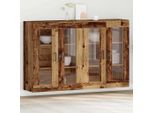 Vidaxl Armadi A Muro 2 Pezzi In Legno Di Recupero 69,5 X 34 X 90 Cm