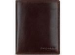 Bugatti Pelle Portafoglio Savona Upright Wallet With Flap 8CC Brown Marrone