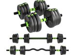 Set Di Manubri Regolabili Da 25 Kg Set Di Manubri Barbells Set Di Manubri Per L'allenamento Della Forza,