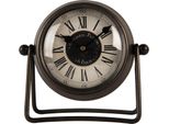 Orologio Da Tavolo Clayre & Eef 12X5X11 Cm / 1Xaa Metallo Marrone