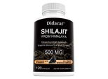 Shilajit Dell'himalaya 500Mg (120 Capsule) Integratore Alimentare, Cervello, Memoria, Energia, Resistenza, Sistema Immunitario