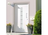 Best MöBel Porta D'ingresso In Alluminio E Pvc Bianco 110X210 Cm - Porte D'ingresso Cloris New6516330 2Pallet