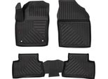 Tappetini Auto In Gomma 3D Wielganizator Per Toyota C-HR Crossover (2016-) – Neri, Bordo Alto, Set 4 Pz