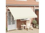 Maison Exclusive - Tenda Da Sole Retrattile Manuale 350 Cm Crema