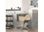 Maison Exclusive - Scrivania In Cemento Grigio 102 X 50 X 75 Cm Materiale Ligneo