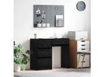 Maison Exclusive - Scrivania Effetto Rovere Nero 90 X 37,5 X 75 Cm