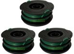 3 X Bobina Di Filo Per Decespugliatore Black & Decker Gl 710 701 716 B 720 741 / A6495