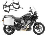 Set Valigia In Alluminio + Portavaligie Adatto Per Harley Davidson Pan America 21