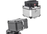 Bauletto Moto Alu # XB65 Alluminio Universale 65 Litri Nero + Accessori