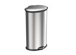 Eko - Cestino A Pedale Ellipse 30 Litri - Acciaio Inox Plastica - Acciaio Inox Opaco
