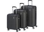 Travelite Carrello City 4W Trolley Expandable L / Expandable M / S Anthrazit Grigio