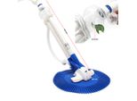 Wiltec Pulitore Automatico Per Piscine Con 12 Tubi Aspiratore Per Piscine Aspiratore Per Pavimenti Per Piscine Aspiratore Per Superfici