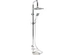 Miscelatore Doccia Wiltec Con Doccia A Pioggia Quadrata Sistema Doccia Incl. Doccetta Set Completo Per Montaggio A Parete
