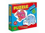 Puzzle Per Bambini Alexander Animali Allo Zoo 6V1 (2-7 Pezzi)