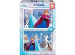 Educa - Frozen, 2 Puzzle Per Bambini, 48 Pezzi, Da 4 Anni (16852) Educa