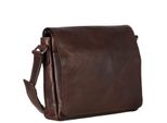 Leonhard Heyden Borsa A Tracolla Laptop Bag Con Scomparto Per Laptop Roma Messenger Bag Brown Marrone