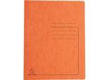 Exacompta 39994E 25 Exacompta Schnellhefter Karton Orange Din A4