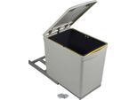 Emuca 8906621 Cestino Per La Raccolta Differenziata Da 16 L Golden Golden Taglia Unica