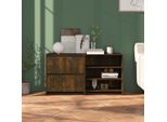 Maison Exclusive - Credenze 2 Pz Rovere Fumo In Legno Multistrato