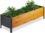 Relaxdays Letto Rialzato In Legno Stretto