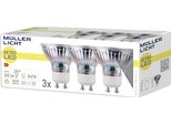 Lampada A Led Con Riflettore 5W GU10 350Lm 36° 2700K Vetro Scatola Da 3