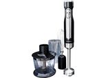 Gastronoma 18210002 - Frullatore A Immersione, Nero/Acciaio Inox