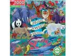 Eeboo Puzzle Quadrato Pianeta Terra 1000 Pezzi