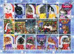 Anatolian Puzzle Cat Christmas Stamps 1000 Pezzi