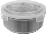 Contenitore Per Alimenti Rotondo In Acciaio Inox Con Chiusura Ermetica