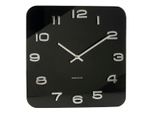 Orologio Da Parete Karlsson In Vetro Vintage Nero
